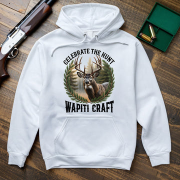 Celebrate The Hunt Shirt, Wapiti Craft Deer Hunting Tee, Buck Hunter Shirt, Gift For Hunters, Wapiti Craft Hoodie