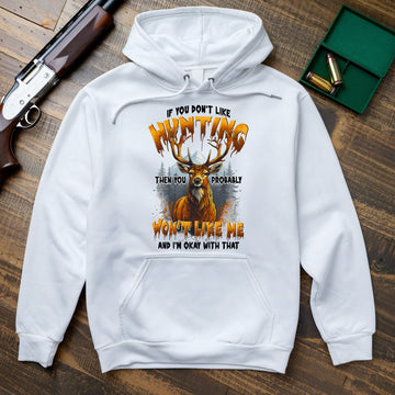 Funny Deer Hunting Shirt For Men, Buck Attitude Graphic Tee, Sarcastic Hunting Gift Idea, Gift For Hunters, Wapiti Craft Hoodie