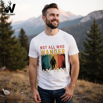 Wander Boldly – Retro Hiker T-Shirt
