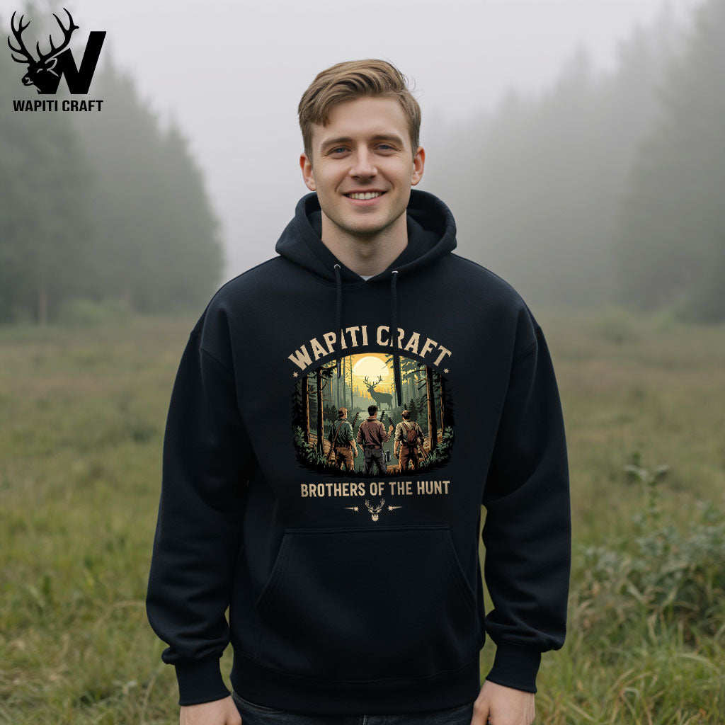 Hunting With Brothers Hunting Memories Hoodie Deer Tracking Crew - Wapiti Craft