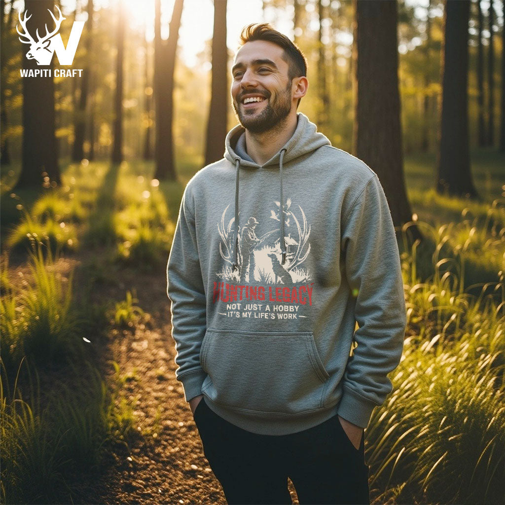 Hunting Legacy Hoodie Still Sharpening the Skill, No Matter the Season Wapiti Craft