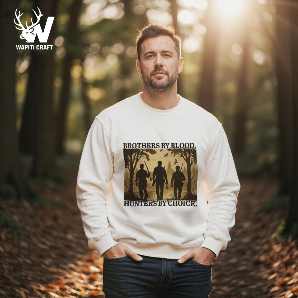 Hunting With Brothers Sweatshirt Hunting Memories Designed By Wapiti Craft