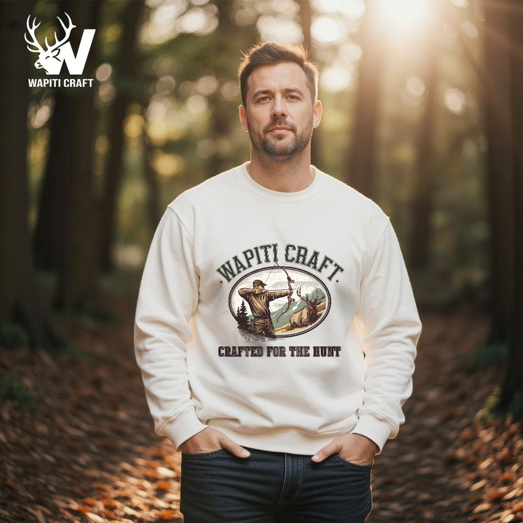 Crafted for the Hunt – Vintage Archery Elk Sweatshirt