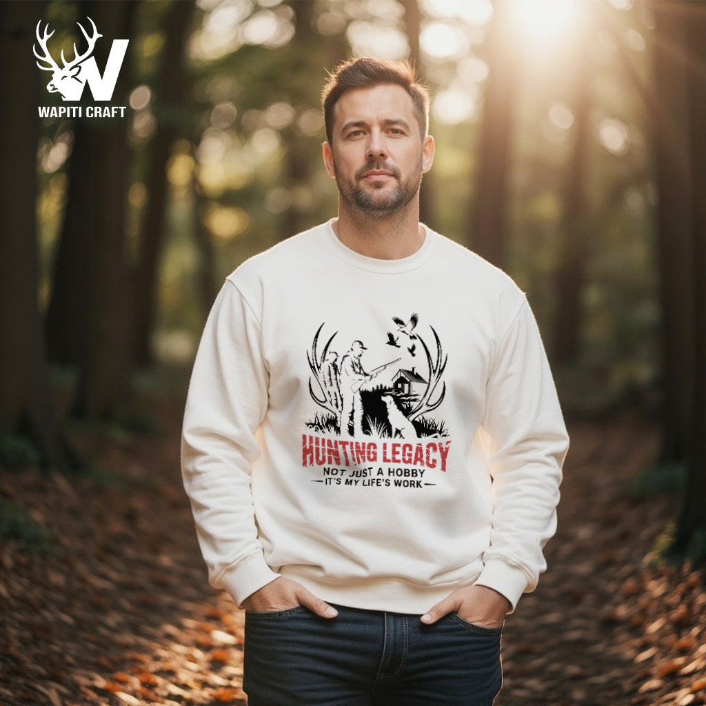 Hunting Legacy Sweatshirt Still Sharpening the Skill, No Matter the Season - Wapiti Craft