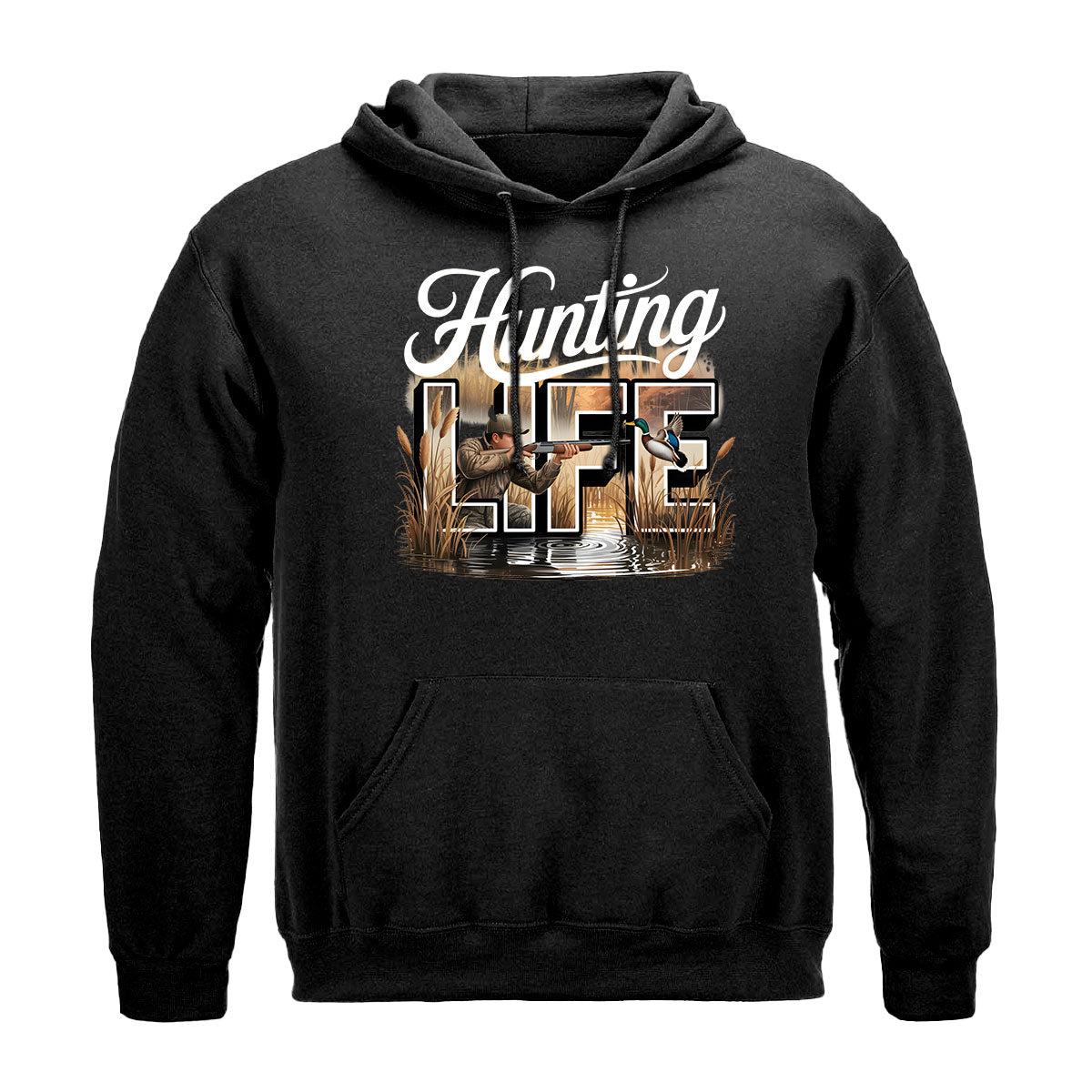 Hunting Life Shirt, Duck Hunting T-shirt, Waterfowl Hunter Tee, Outdoor Sportsman, Gift For Hunters, Wapiti Craft Hoodie