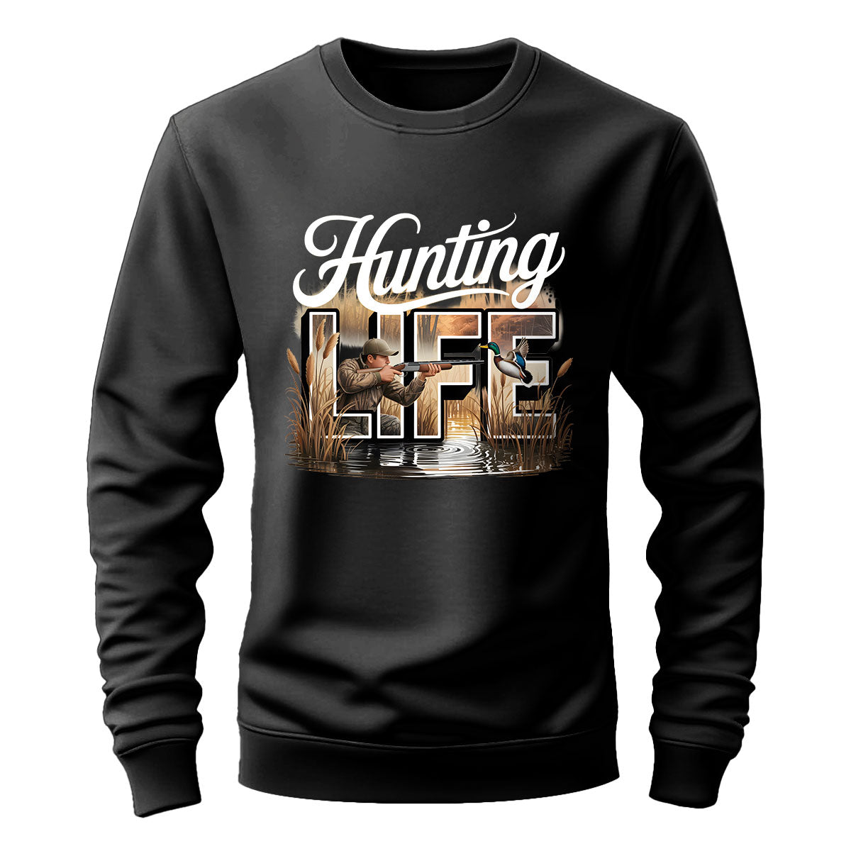 Hunting Life Shirt, Duck Hunting T-shirt, Waterfowl Hunter Tee, Outdoor Sportsman, Gift For Hunters, Wapiti Craft Sweatshirt