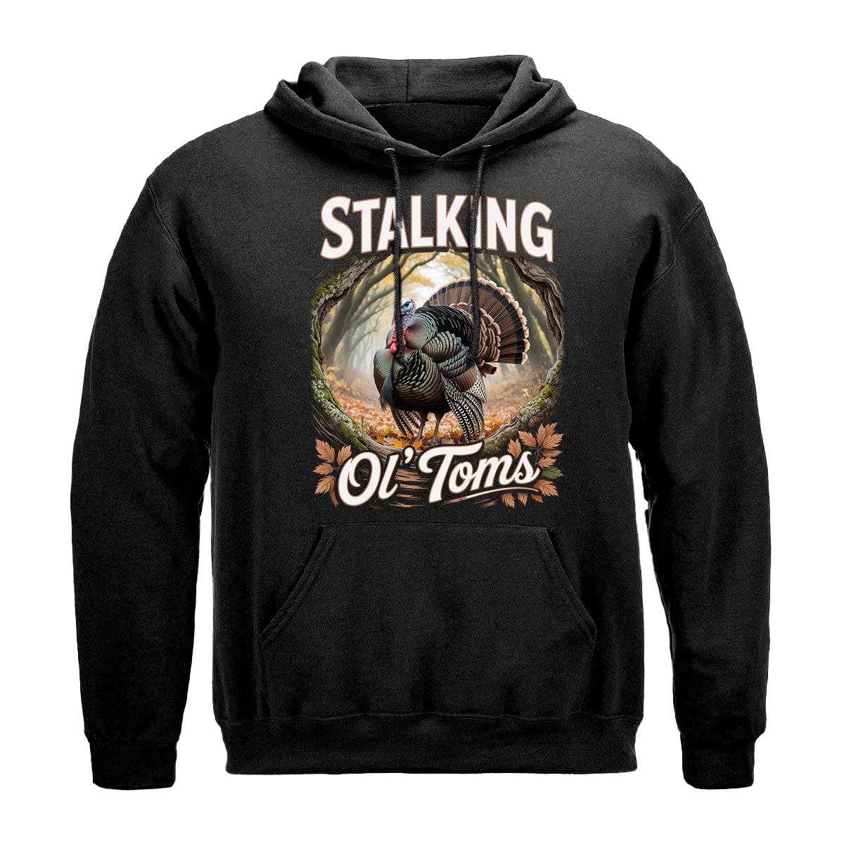 Stalking Ol Toms Forest Graphic Tee, Turkey Hunting Shirt For Men, Gobbler Season Outdoor Gift, Gift For Hunters, Wapiti Craft Hoodie