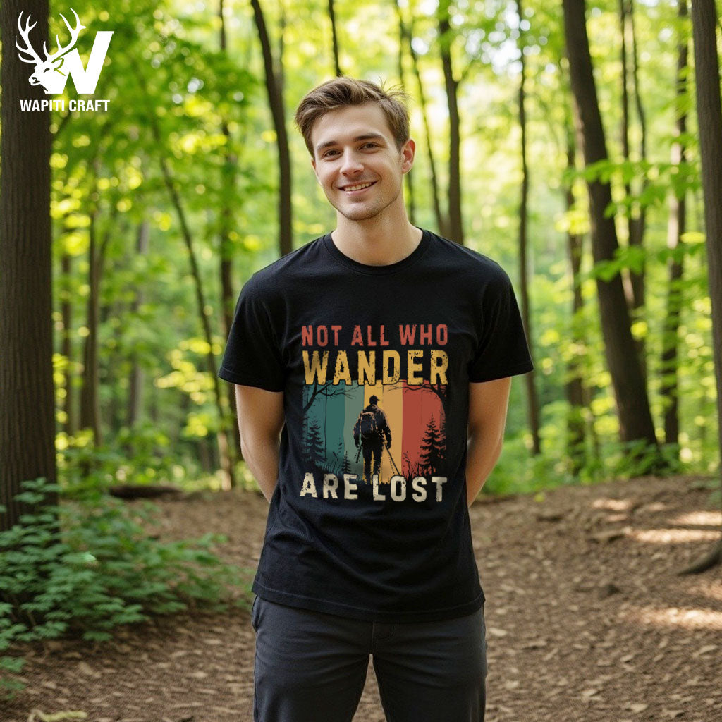 Wander Boldly – Retro Hiker T-Shirt