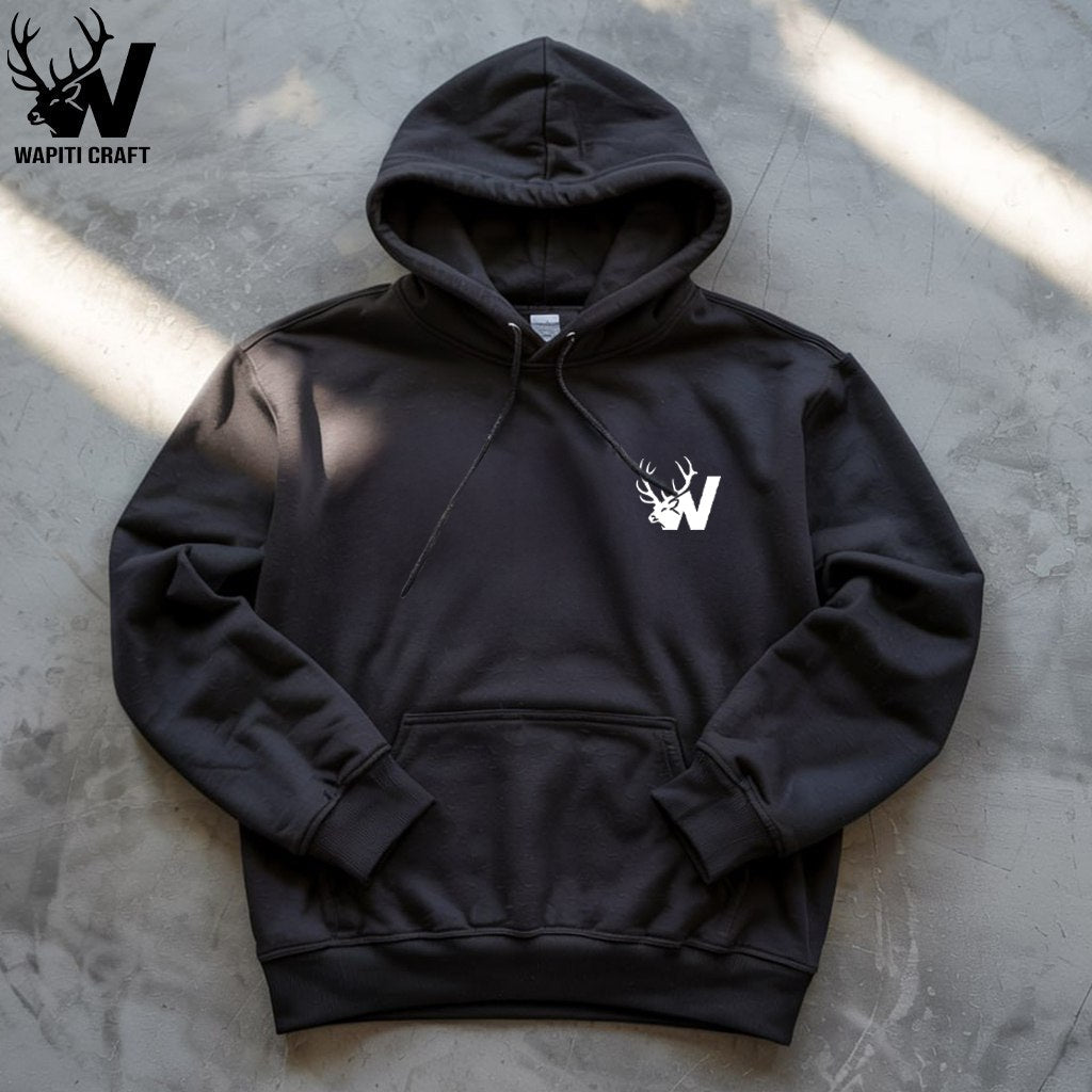 Duck Season Essentials Hoodie Waterfowl Hunting Art with Buckshot and Shotgun - Wapiti Craft