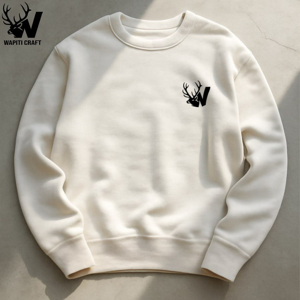 Sunset Flight Duck Hunting Sweatshirt Design Back Print - Wapiti Craftshirt Mallard Takeoff Scene for Waterfowl Hun